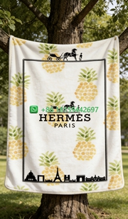 Hermes Throw Blankets